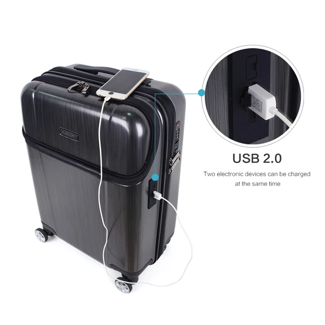 carry on luggage usb