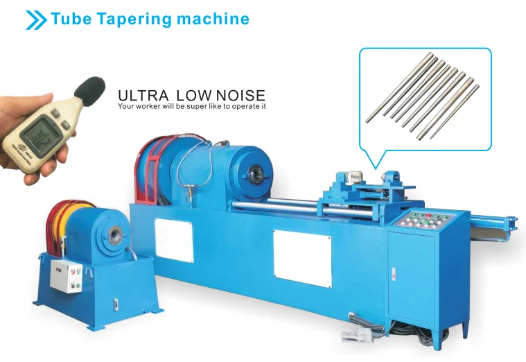 Tube taper point processing machine Steel pipe pointed equipment for furniture legs_4