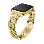 Bracelet Watch Bracelet Band Luxury Stainless Steel Metal Diamond Bracelet Smart Watch Band Strap For Apple Watch