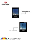 Cards Polarized Test Card Invisible Effect Polarized Lens Test Cards With Cardboard BK - SKI