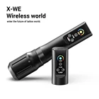 Tattoo Tattoo Pen CNC New Professional Wireless Rotary Tattoo Machine Black 900mAh Dual Battery Tattoo Pen