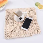 Decoration Table Table Decoration Placemat Custom Natural Corn Husk Decoration Mat Placemats For Table