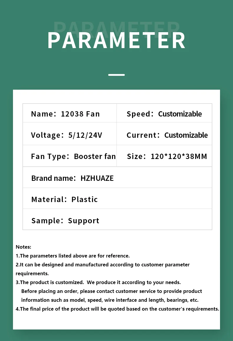 Fan, 120mm, 24V, 12V, 0.3A - detail 6