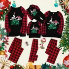 Sleepwear Cotton Matching Family Christmas Pajamas Parent-child Suit Sleepwear For Family Matching Outfits