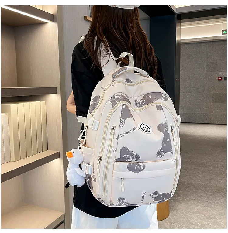 New Casual Student School Bag Girls School Bags Light Weight And High Class Oxford Travel Backpacks Student Women School Bags