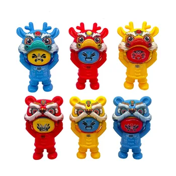Creative Facial Makeup 0pera dragon dance and lion dance face changing doll mini toddler toys cartoon doll toys for kids