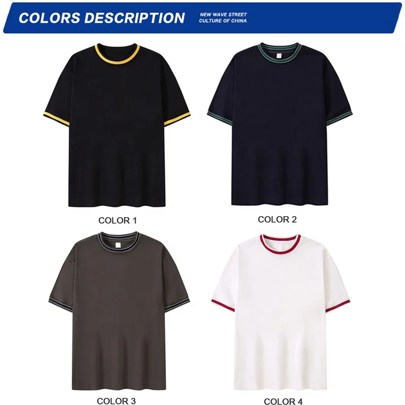 New Design Fashion High Quality 100% Cotton Loose Fit Brand Blank Oversized Men T Shirt