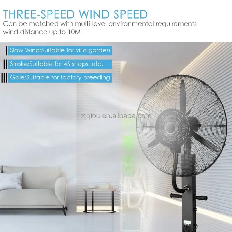 Cooling Water Mist Fan, 110V, Steel - detail 8