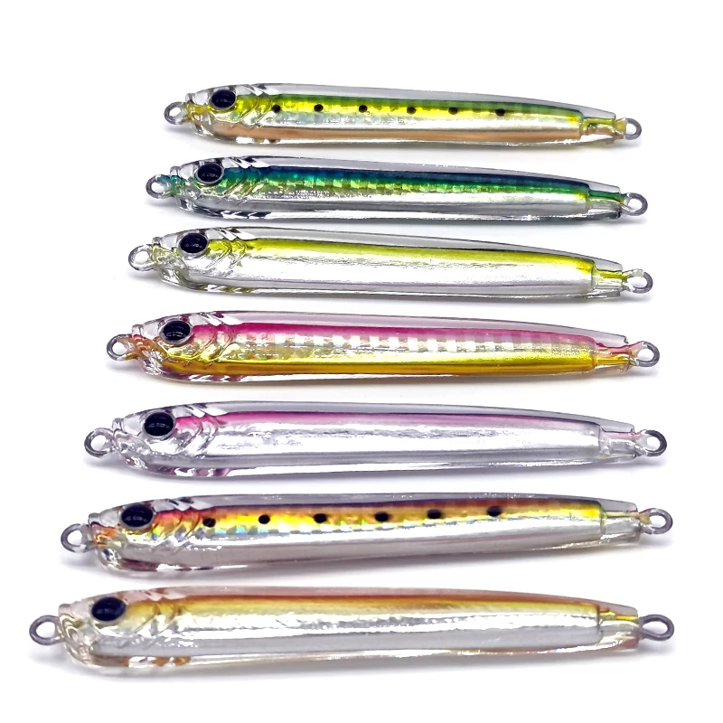 Custom Oem 20g Epoxy Jigs Epoxy Jigging Lure Slow Pitch Lead Metal Flat