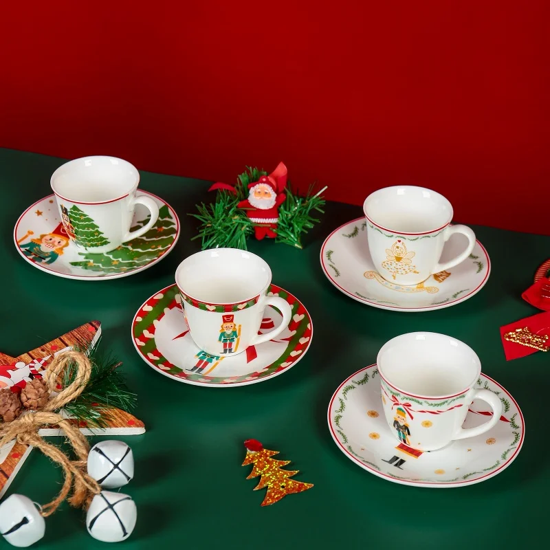 product custom christmas guest charger plates dinner sets reindeer plates dishware xmas dinnerware tableware set-5