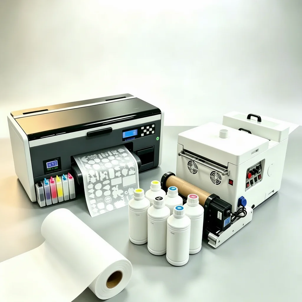 product new a3 high quality dtf printer xp600 multicolor t shirt film powder shaker oven stable fast delivery-2