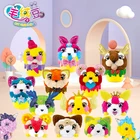Education Educational 2021 New DIY Deer Manual Education POM POM Ball Plush Beanbean Children's Educational Toy