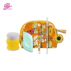 St Future Unique Design Gift Set With Silicone Cleansing Brush Hair Remover Tweezer Blac Khead Remover Pvc Bag And Card