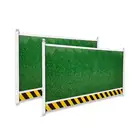 Security System Color Steel Privacy Fence Trellis Courtyard Security Fencing System