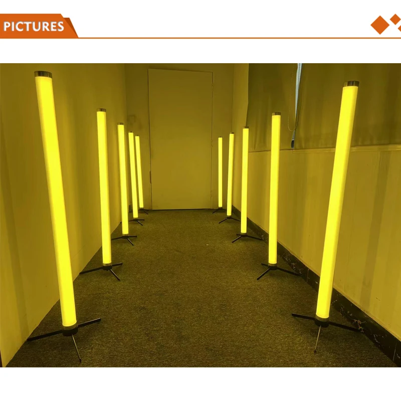 IP65 Outdoor Battery LED Tube Light RGB 128*0.25W Waterproof Stage Light DMX512,Wireless DMX,Remote Control PIXELTUBE Event