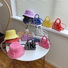 Women Handbags Bucket Hats Designer Women Bandana Purses Handbags Women Purse And Hat Sets
