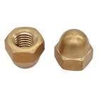 Nuts Brass DIN1587 Hex Domed Nuts Acorn Hexagon Nuts