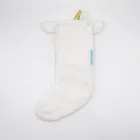 Stocking Decorative White Polyester Sheep 2020 Christmas Stocking In Bulk
