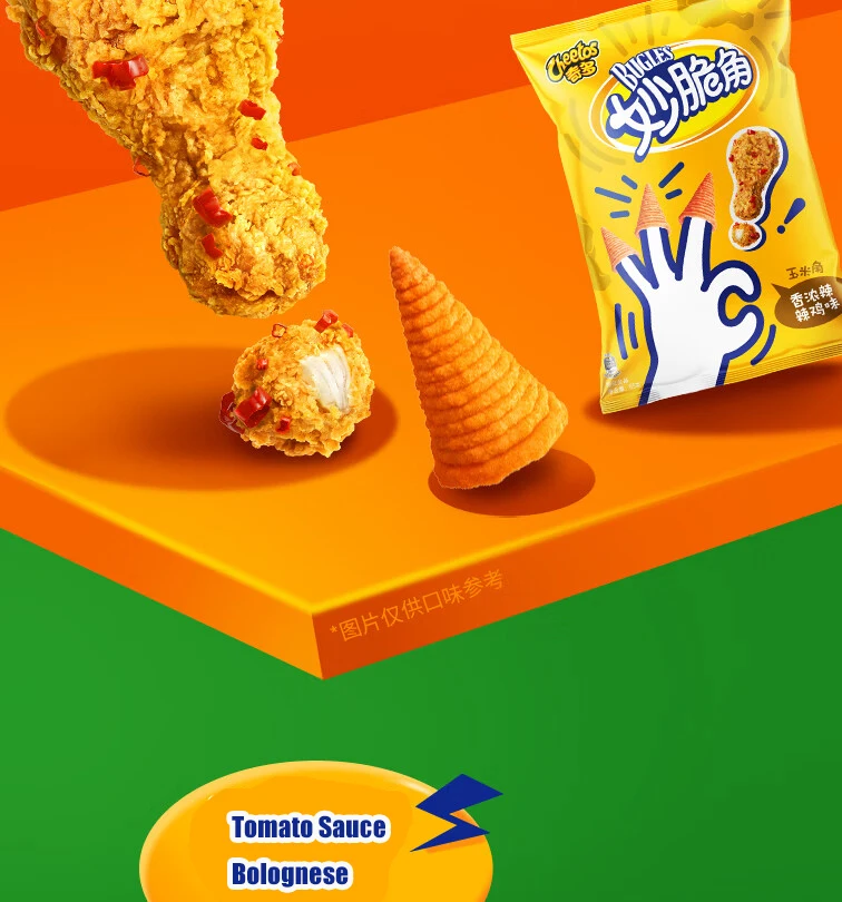 Wholesale Cheetos Chips 65g Tomato Seafood Flavor Cheetos Bugle Corn