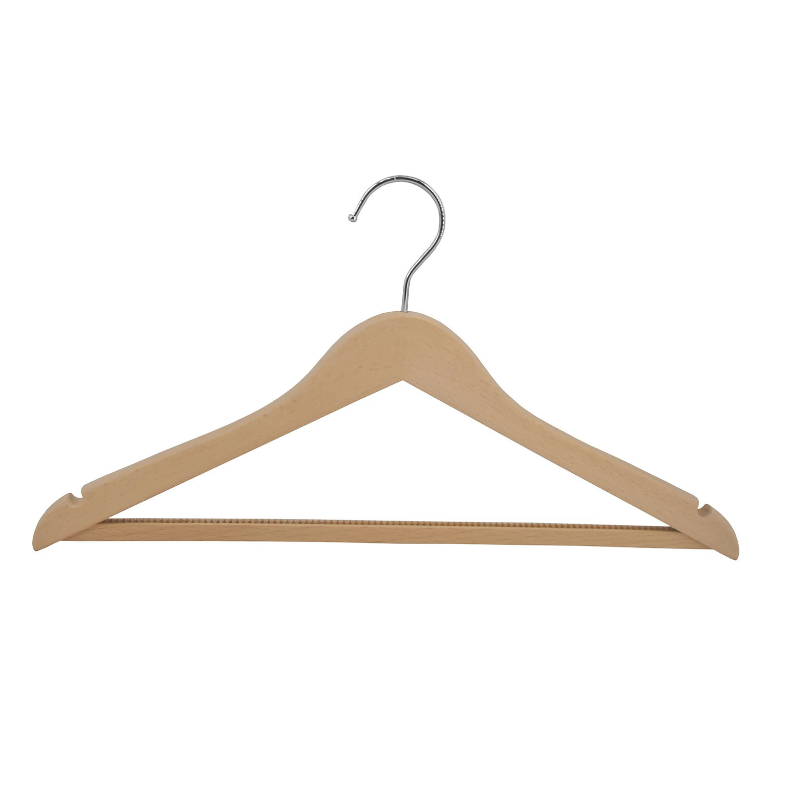 Factory Direct Sale Customized Luxury brand shop Wooded coat hangers set for display