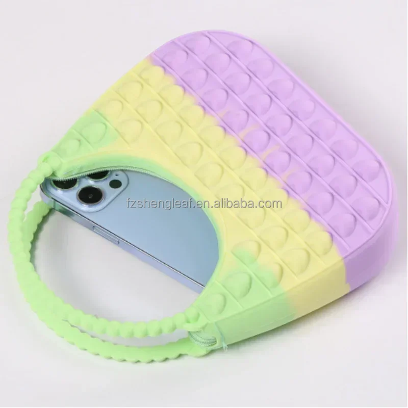 product customized mini silicone kids shoulder bags japan style cartoon cute girls pouch purse waterproof feature for children-3