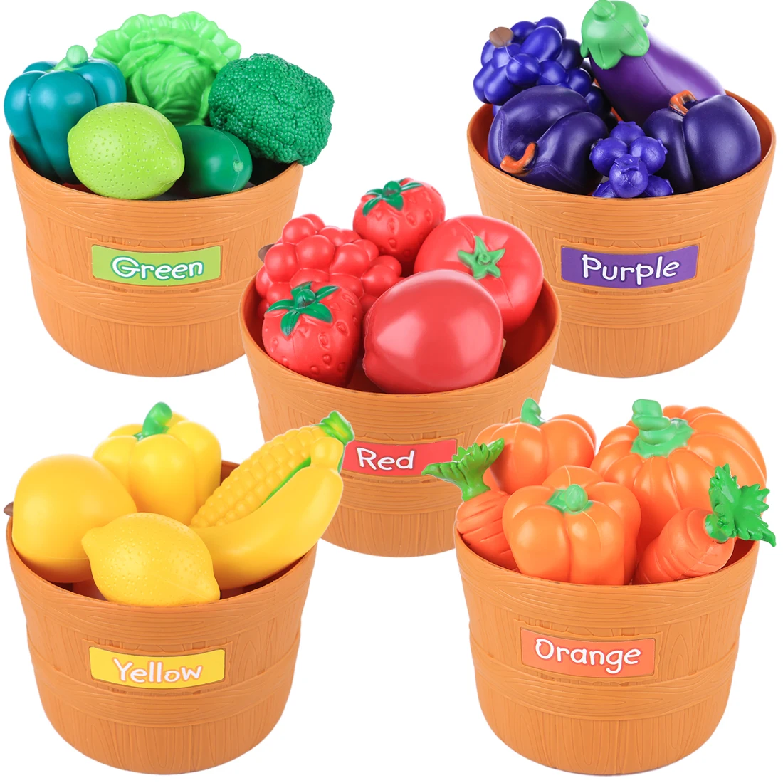 rubber vegetable toys