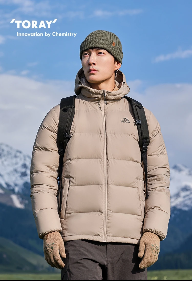 Pelliot 800 Filling Down Jackets 2023 F/W Outdoor Windproof Warm Mountaineering 95% Goose Down Jacket