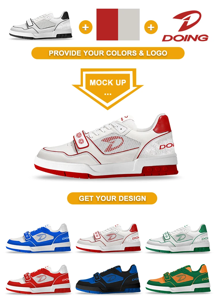 Customize Logo Designer Luxury Tennis Men Woman Fashion Embroidered White Calf Leather Vintage Basketball Trainer Sneaker Shoes