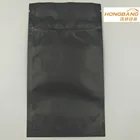 Size Bags Printed Printed Bags Child Proof Matt Black Small Size Stand Up Pouch Mylar Bags Custom Printed For Wholesale
