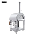 Pizza Wood Oven Hyxion Portable Wood Fired Brick Pizza Oven
