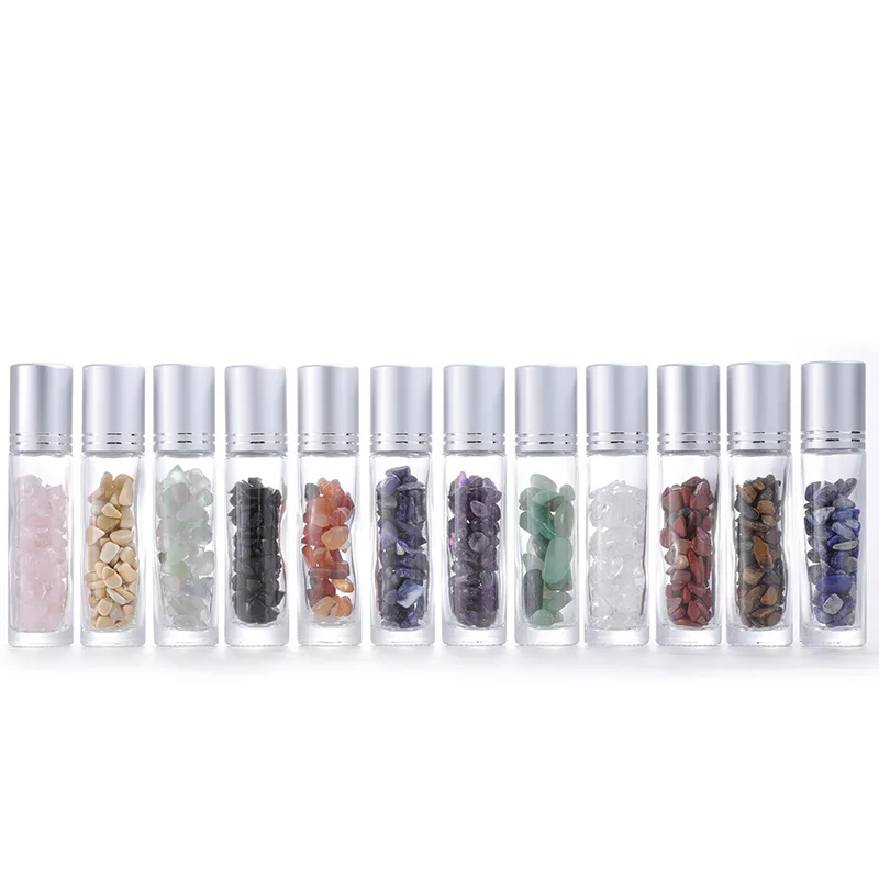 product 10ml hot sale crystal jade ball bottle with aluminum lid clear essential oil bottle glass perfume bottle-29