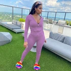 Clothes CuteNOVA A20308S 2 Piece Set Women Fall Clothes For Women Hooded Sweater Pants Sweatsuits