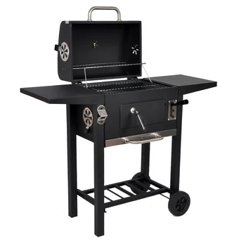 New Upgrade Outdoor Heavy duty Charcoal Barbecue Outdoor trolley bbq Garden grill
