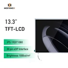 13.3 Inch LCD Display Module 1000nits High Brightness 30pin EDP Interface 1920*1080 Sunlight Readable TFT Screen