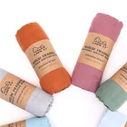 Set Muslin Baby Swaddle Small MOQ Multi Color 100% Cotton Muslin Set Baby Swaddle Blanket