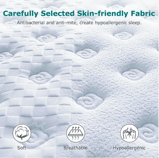 Luxury orthopedic hotel hospital bed sponge spring foam memory foam mattress topper OEM&ODM medical mattress mattresses