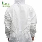 Clothes Breathable White Disposable Microporous Working Clothes