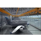 Prefab Arch Hangar Airplane Roof Airport Space Frame Construction Steel Structure Aircraft Hangar