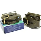 Compass Portable Military Green Folding Lens Compass Military Multifunctional Outdoor Compass Marine Compass Car