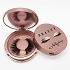Mink Eyelashes Pink Lash Box Muting Fashion Hot Selling Free Sample High Quality 3D Mink Eyelashes Pink Lash Boxes