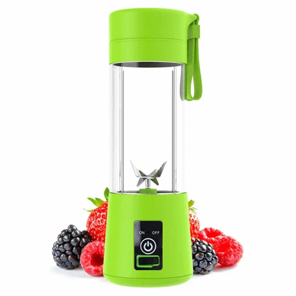 Personal Portable Blender with 480ml Travel Bottle USB Rechargeable Single Served Smoothie Blender Six Blades in 3D Superb Mixing Personal Size Mixer Fruit Juicer Blender for Shakes and Smoothies