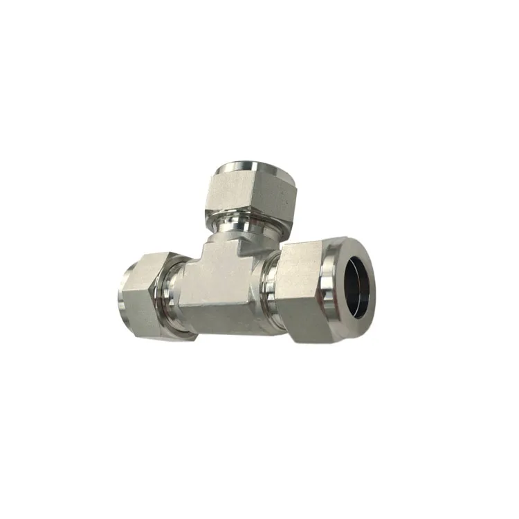 latest company news about Stainless Steel 16mm OD Union Tee Compression Tube Fitting  3