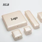 Jewelry Gift Wholesale Factory Custom Logo Luxury Jewelry Packaging Gift Boxes With High End PU Faux Leather