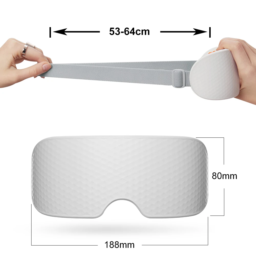 Multifunctional Therapy Eye Massage Mask Equipment Music Smart Steam Electric Eye Massager with Heat Compression Eye Fatigue