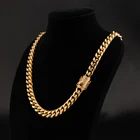 Chain Bracelet Stainless Steel Miami Cuban Link Chain Necklace Bracelet For Man Woman Hip Hop Jewelry