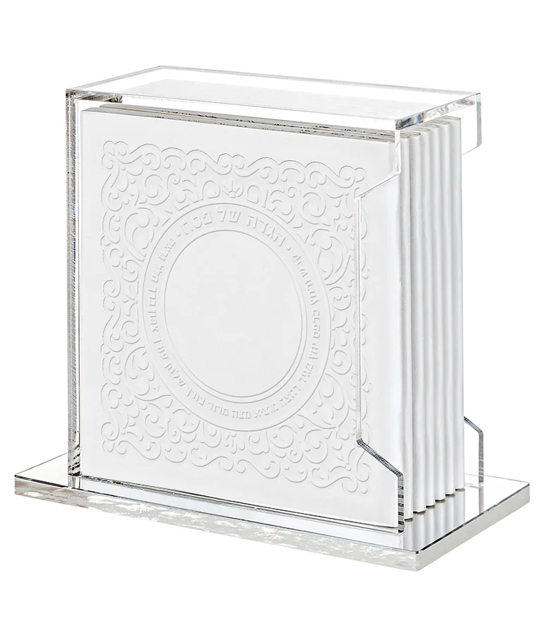 product factory wholesale bencher birkon lucite holder judaica lucite zemiros and bencher set for living room and bathroom-4