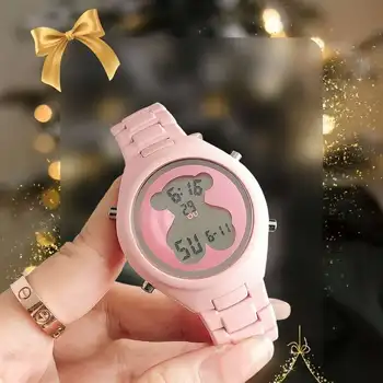 elegant designluxury watch Best Seller Promotional Digital Simple Colorful Japan Movement Fashion Alarm Youth Electronic Watch