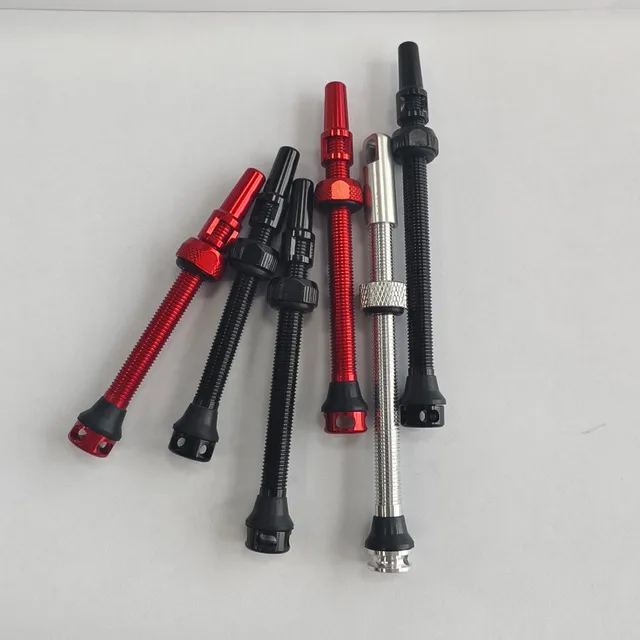 CNC Anodized Tubeless Presta Valve Stems 60mm 70mm 75mm 80mm 85mm with Core Remover Tool