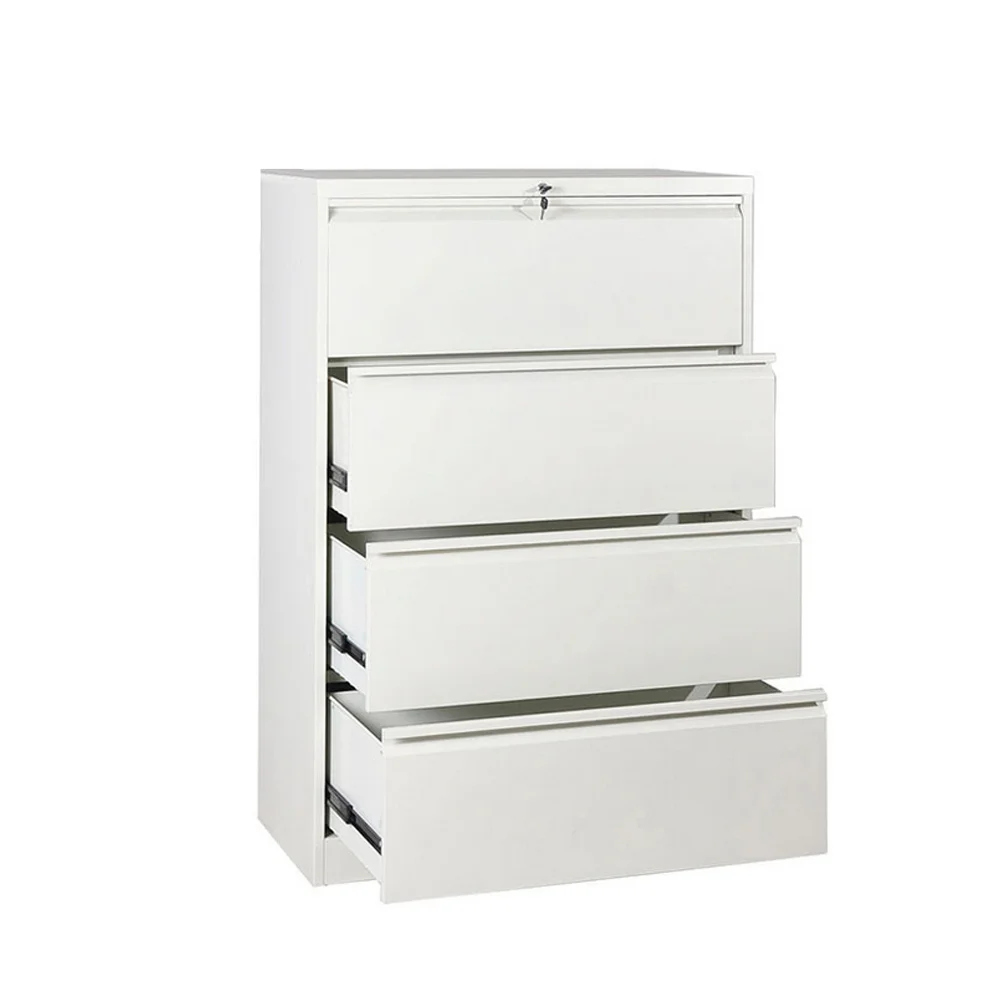 오피스를 위한 3 서랍 움직일 수 있는 0.6 밀리미터 스틸 기초 내각 6