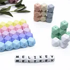 Hexagon Beads Hexagon Beads Silicone Hexagon Teething Pacifier Beads